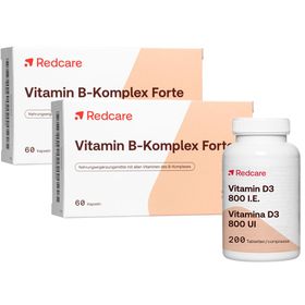 Redcare Vitamin D3 800 I.E. + B-Komplex Forte