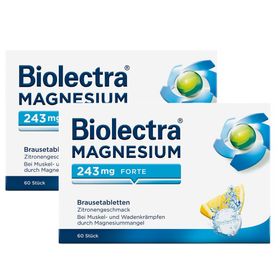 Biolectra® Magnesium 243 mg forte Brausetabletten Zitrone