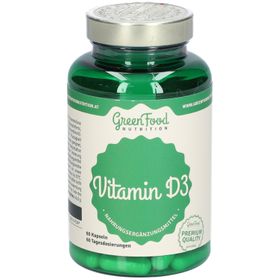 GreenFood Nutrition Vitamin D3 +  KAPSELBEHÄLTER