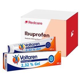 Redcare Ibuprofen 400 mg + Voltaren Schmerzgel forte 2,32 % Gel mit Diclofenac