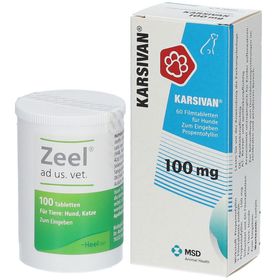 KARSIVAN® 100 mg Vet + Zeel® ad us. vet Tabletten