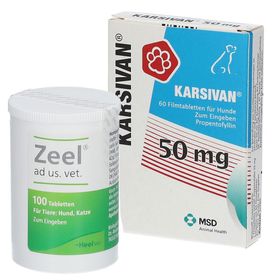 Karsivan® 50 mg Vet + Zeel® ad us. vet Tabletten