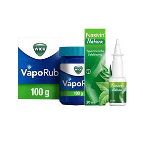 WICK VapoRub Erkältungssalbe + Nasivin® Natura Nasenspray