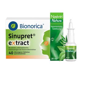 Sinupret® extract + Nasivin® Natura Nasenspray