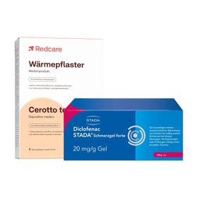 Diclofenac STADA® 20 mg/g Gel- Schmerzgel forte + Redcare Wärmepflaster