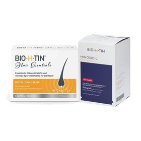 MINOXIDIL BIO-H-TIN® 20 mg/ml für Frauen + BIO-H-TIN® Hair Essentials