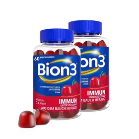 Bion3® IMMUN Weichgummis zur Immununterstützung mit Vitamin C, Niacin, Zink und Bakterienkulturen