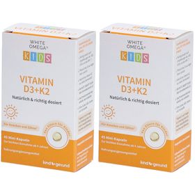 WHITE OMEGA® Kids Vitamin D3+K2 Kapseln