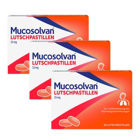 MUCOSOLVAN Lutschpastillen, Schleimlöser bei Husten