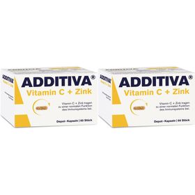 ADDITIVA® Vitamin C + Zink Depot 300 mg Kapseln