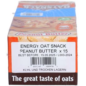 OatSnack Energy Riegel Peanut Butter