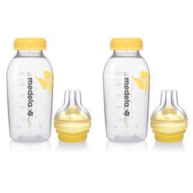 Medela Calma Babyflasche 250ml mit Calma Solitaire Silikonsauger, 0-6 Monate