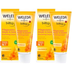 Weleda Baby Pflegecreme Calendula Körper & Gesicht - Körperpflege, schützt und pflegt intensiv