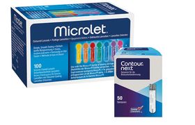 Microlet® Lanzetten + CONTOUR® NEXT Sensoren