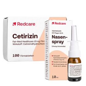 Redcare Xylo 0,1 % Nasenspray + Redcare Cetirizin Fair-Med Healthcare