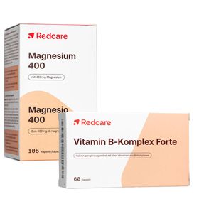 Redcare Vitamin B-Komplex Forte + Redcare Magnesium 400