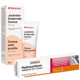 Redcare Juckreizlindernde Creme + Hydrocortison ratiopharm® 0,5%, Creme