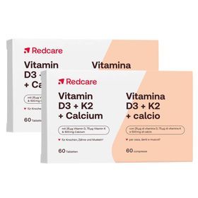 Redcare Vitamin D3, K2 und Calcium