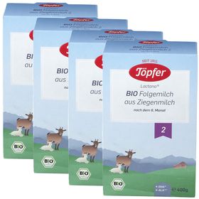Töpfer Lactana Bio Folgemilch 2 aus Ziegenmilch ab dem 7. Monat