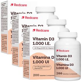 Redcare Vitamin D3 1000 I.E.