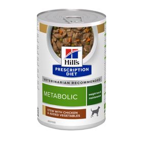 Hill's PRESCRIPTION DIET Metabolic Ragout für Hunde mit Huhn und zugefügtem Gemüse