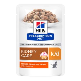 Hill's PRESCRIPTION DIET k/d Nassfutter für Katzen mit Huhn