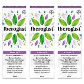 Iberogast® ADVANCE lindert wiederkehrende Magen-Darm-Beschwerden  - Jetzt 15% mit dem Code iberogast15 sparen*