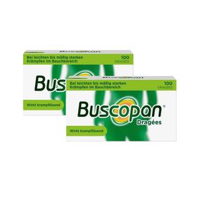 Buscopan Dragées mit Butylscopolamin bei leichten bis mäßig starken Bauchschmerzen und Bauchkrämpfen - schnelle Wirkung - Jetzt 10% mit dem Code nattermann10 sparen*
