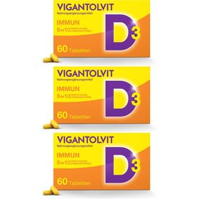 Vitamin D3 2000 I.E. VIGANTOLVIT Immun* mit C, Zink, Selen, Kupfer