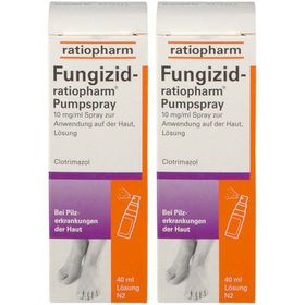 Fungizid-ratiopharm Pumpspray 40 ml - bei Hautpilzerkrankungen wie Fußpilz