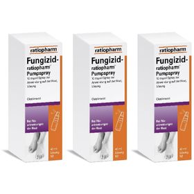 Fungizid-ratiopharm Pumpspray 40 ml - bei Hautpilzerkrankungen wie Fußpilz