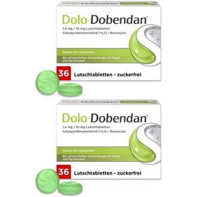 Dolo-Dobendan® Halstabletten zuckerfrei mit betäubender Wirkung - bei Halsschmerzen