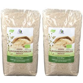 Avitale Ganze Flohsamenschalen aus Indien in Bio-Qualität