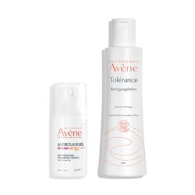 Antirougeurs Rosamed SPF50+ Anti-Rötungen Konzentrat Protect + Avène Tolérance Reinigungslotion