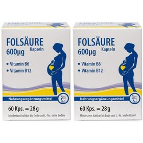 Folsäure 600 µg Kapseln