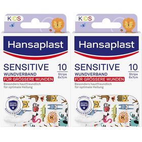 Hansaplast Sensitive Kids Wundverband XL, 6 cm x 7 cm