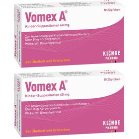 Vomex A® 40 mg Kinder-Suppositorien