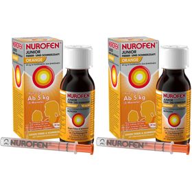 NUROFEN® Junior Fieber- & Schmerzsaft Orange 40 mg