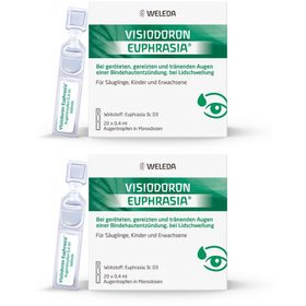 Visiodoron Euphrasia® Augentropfen in Monodosen- bei geröteten, gereizten & tränenden Augen einer Bindehautentzündung