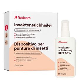 Redcare Insektenstichheiler + Redcare Insektenschutzspray DEET 50%