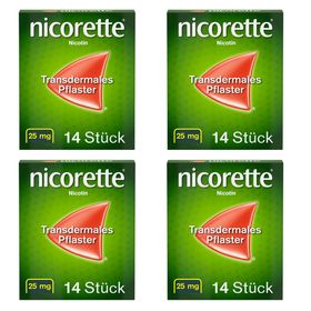 nicorette TX Pflaster mit 25 mg Nikotin zum Rauchen aufhören