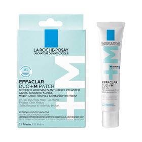 La Roche Posay Effaclar DUO+M Patch + La Roche Posay Effaclar Duo+M: Dreifach tiefenwirksame Pflege gegen Pickel, Mitesser und Unreinheiten mit Anti-Rückfall-Effekt - Jetzt 20% mit dem Code "effaclar20" sparen*