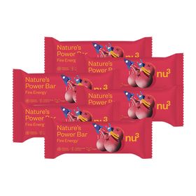 nu3 Nature's Power Bar - Fire Energy x6