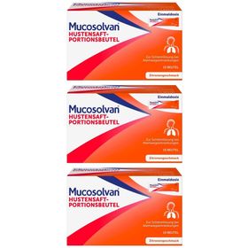 Mucosolvan® Hustensaft-Portionsbeutel mit 30mg Ambroxol