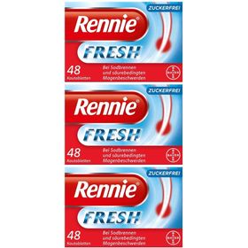 Rennie® Fresh Kautabletten bei Sodbrennen
