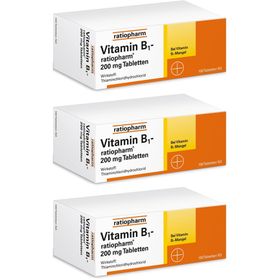 Vitamin B1-ratiopharm® 200 mg  - Jetzt 10% mit dem Code ratiopharm10 sparen*