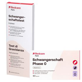 RedCare Schwangerschafts-Set Phase 0 – Kapseln + Frühtest