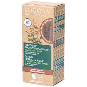 Logona Pflegende Pflanzen-Haarfarbe Pulver Schokobraun Bio,