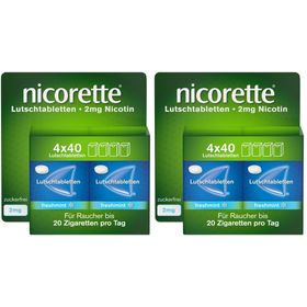 nicorette Lutschtablette freshmint 2 mg Nikotin zum Rauchen aufhören - Jetzt 10% mit dem Code 10nicorette sparen sparen*