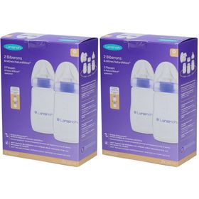 LANSINOH Babyflasche mit NaturalWave® Sauger 240ml Doppelpack